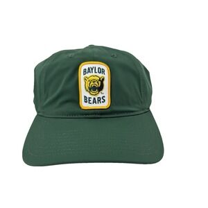 Baylor University Bears Hat Green Dad Cap Strapback Adjustable Football NCAA